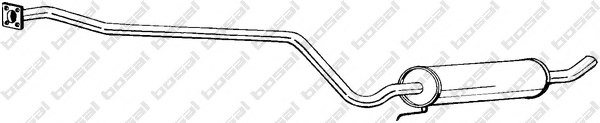 BOSAL 283-191 Middle Silencer